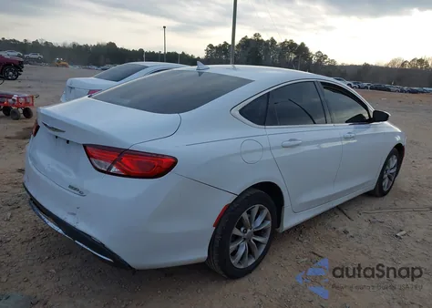 2015 Chrysler 200 C из США, поврежденный, VIN 1C3CCCCB3FN501659